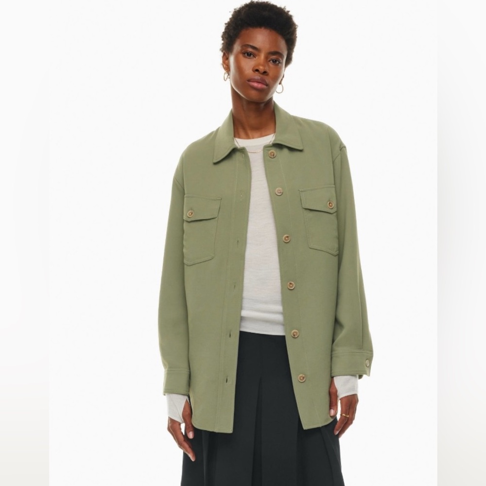 Aritzia Wilfred Free Ganna Shirt Jacket Size XL